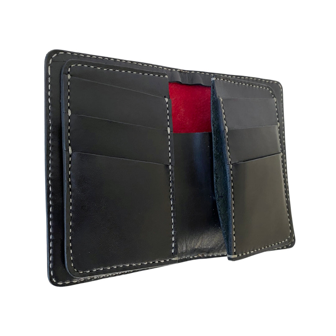Mid Length Leather Wallet – Time & Silence