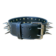 Load image into Gallery viewer, Leather Spike Collar
